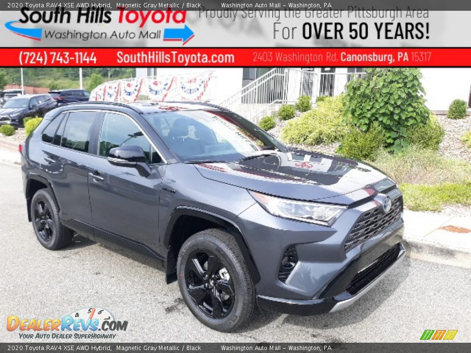 2020 Toyota RAV4 XSE AWD Hybrid Magnetic Gray Metallic / Black Photo #1