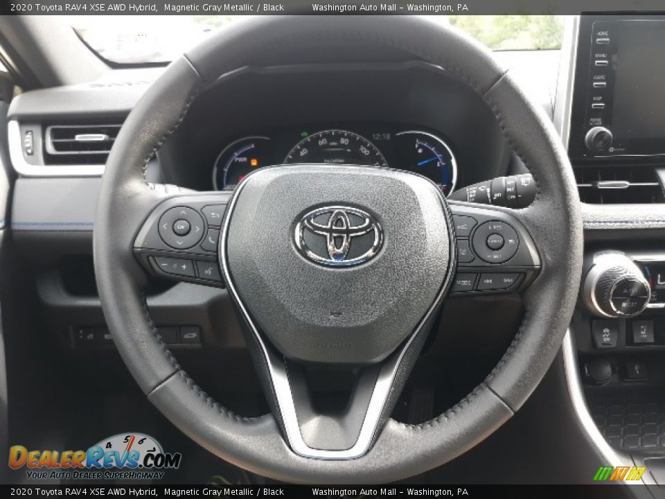 2020 Toyota RAV4 XSE AWD Hybrid Magnetic Gray Metallic / Black Photo #4