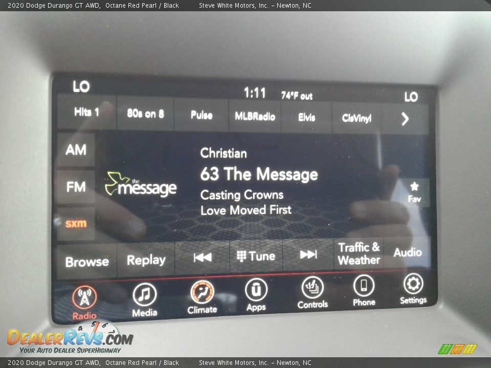 2020 Dodge Durango GT AWD Octane Red Pearl / Black Photo #25
