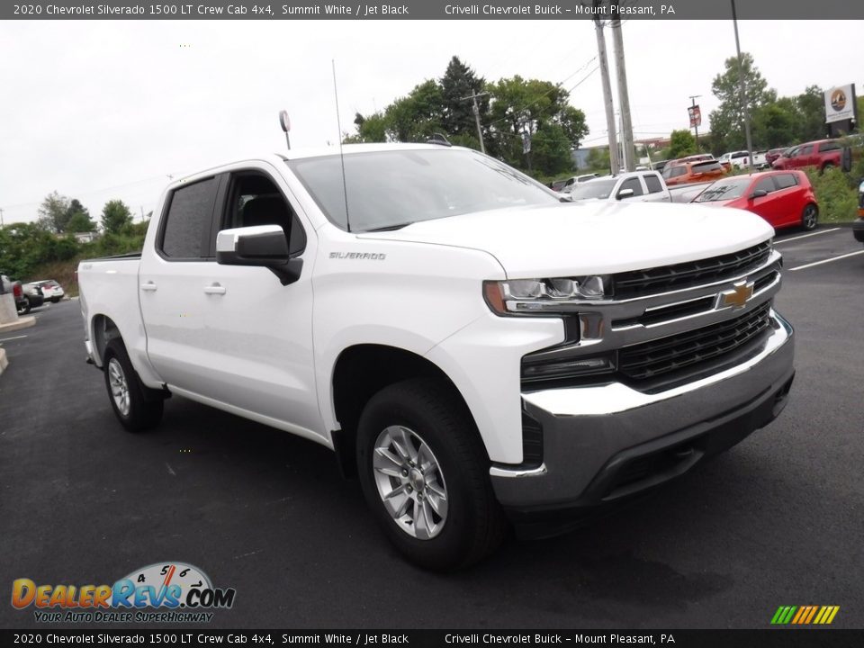 2020 Chevrolet Silverado 1500 LT Crew Cab 4x4 Summit White / Jet Black Photo #6