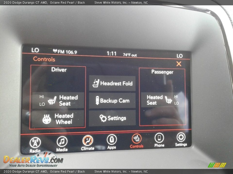 2020 Dodge Durango GT AWD Octane Red Pearl / Black Photo #26