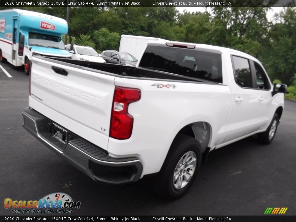 2020 Chevrolet Silverado 1500 LT Crew Cab 4x4 Summit White / Jet Black Photo #9