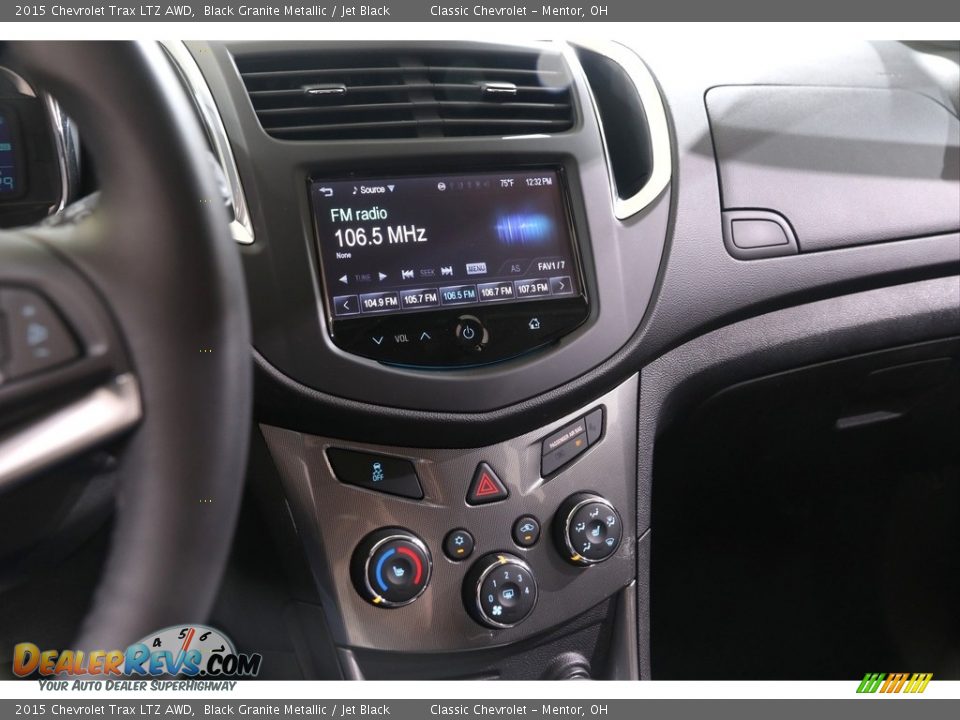 Controls of 2015 Chevrolet Trax LTZ AWD Photo #8