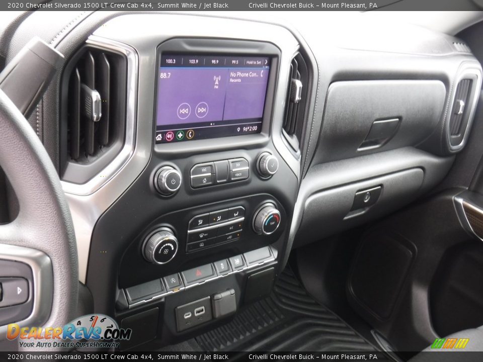 2020 Chevrolet Silverado 1500 LT Crew Cab 4x4 Summit White / Jet Black Photo #22