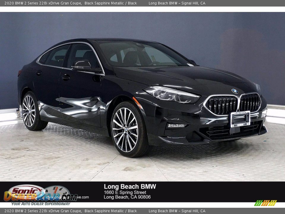 2020 BMW 2 Series 228i xDrive Gran Coupe Black Sapphire Metallic / Black Photo #1