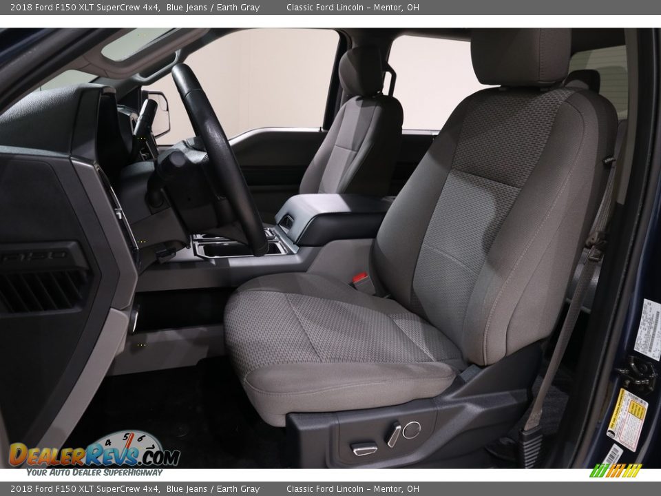 2018 Ford F150 XLT SuperCrew 4x4 Blue Jeans / Earth Gray Photo #6
