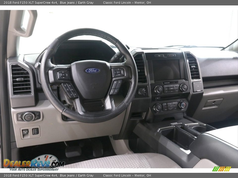 2018 Ford F150 XLT SuperCrew 4x4 Blue Jeans / Earth Gray Photo #7