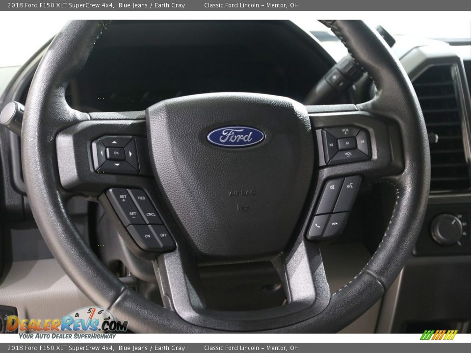 2018 Ford F150 XLT SuperCrew 4x4 Blue Jeans / Earth Gray Photo #8