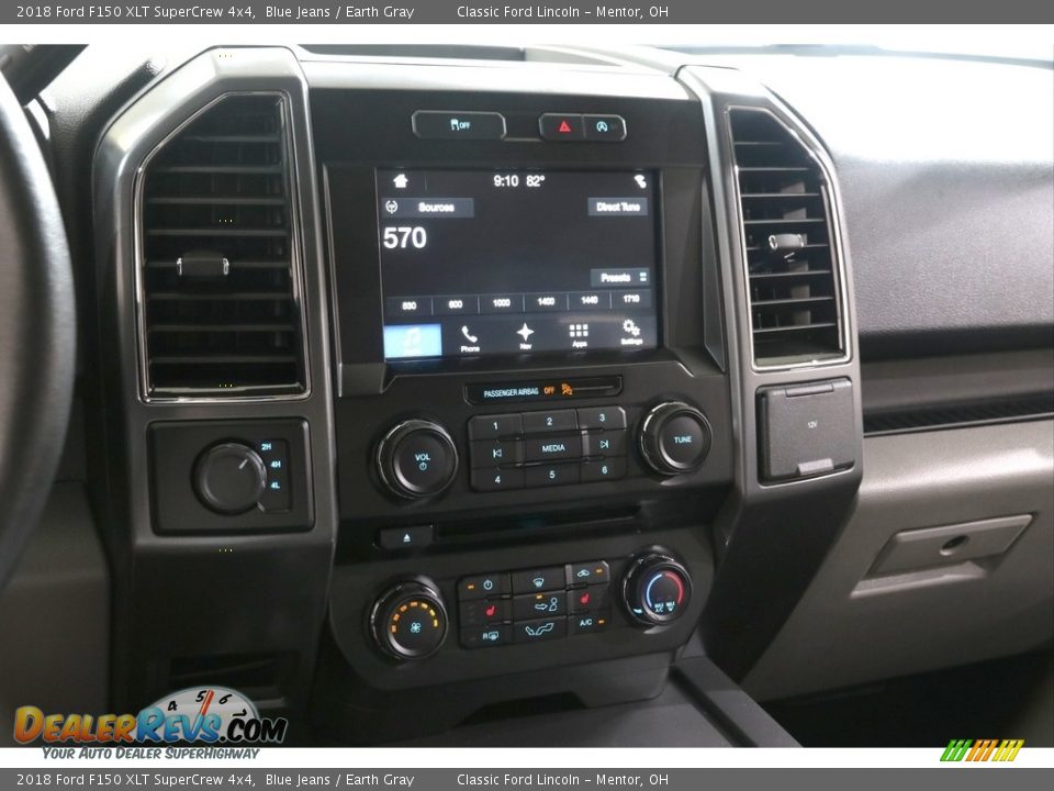 2018 Ford F150 XLT SuperCrew 4x4 Blue Jeans / Earth Gray Photo #10