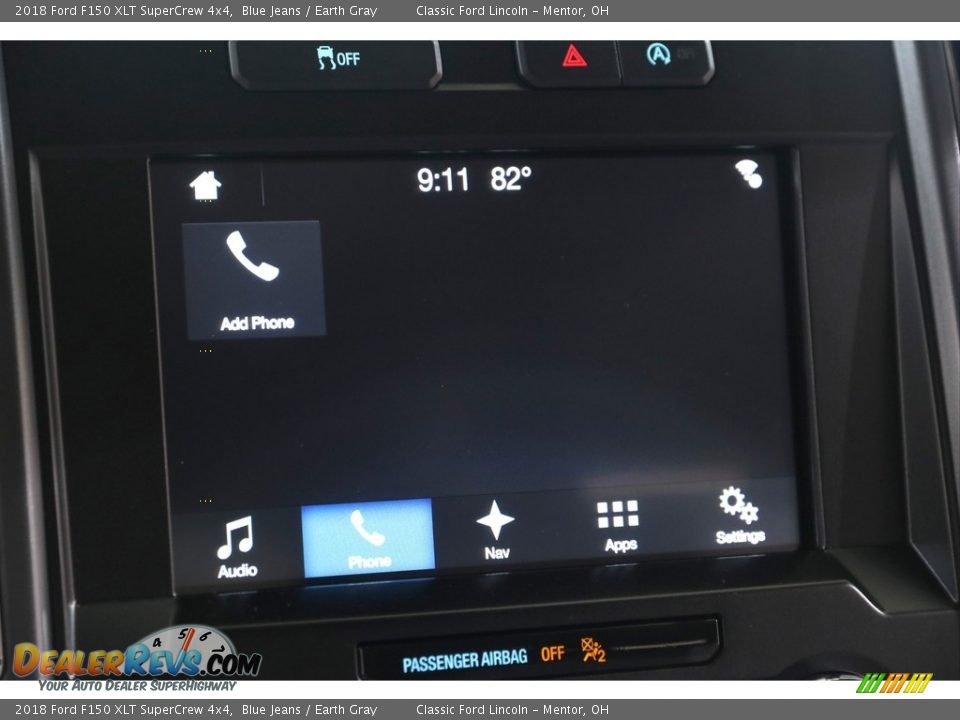 2018 Ford F150 XLT SuperCrew 4x4 Blue Jeans / Earth Gray Photo #11