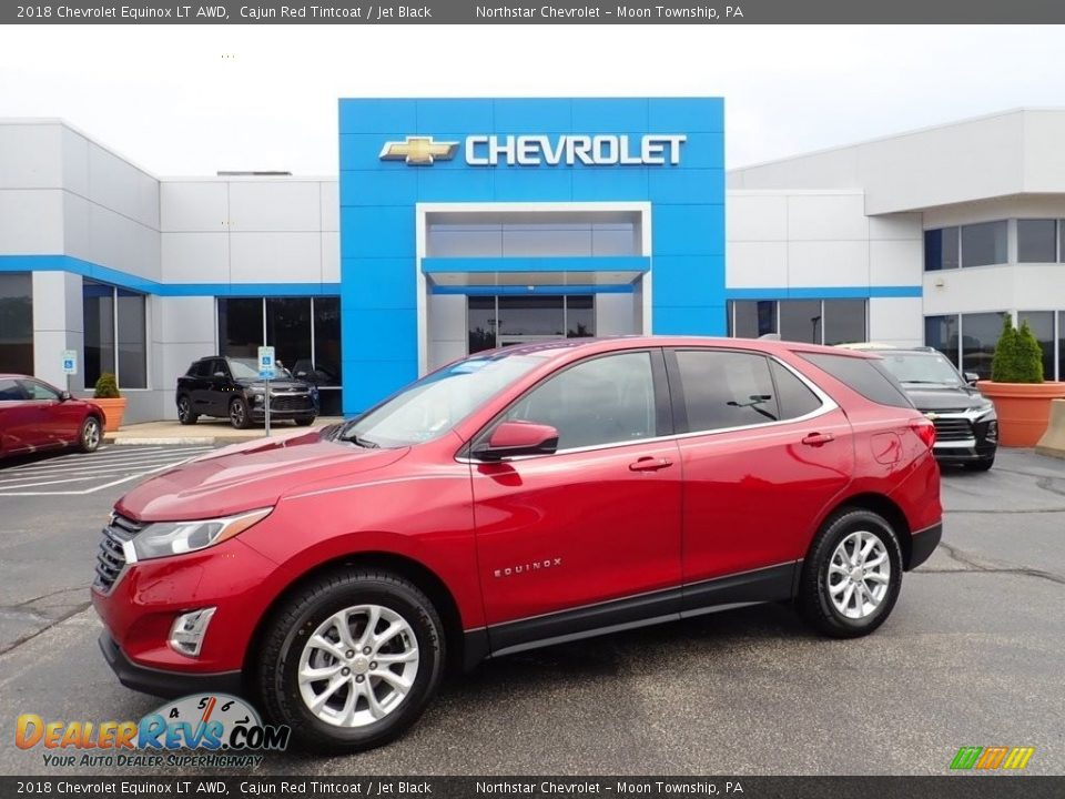 2018 Chevrolet Equinox LT AWD Cajun Red Tintcoat / Jet Black Photo #1