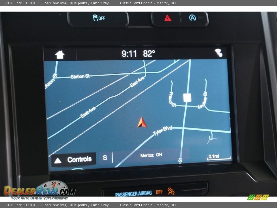 2018 Ford F150 XLT SuperCrew 4x4 Blue Jeans / Earth Gray Photo #12