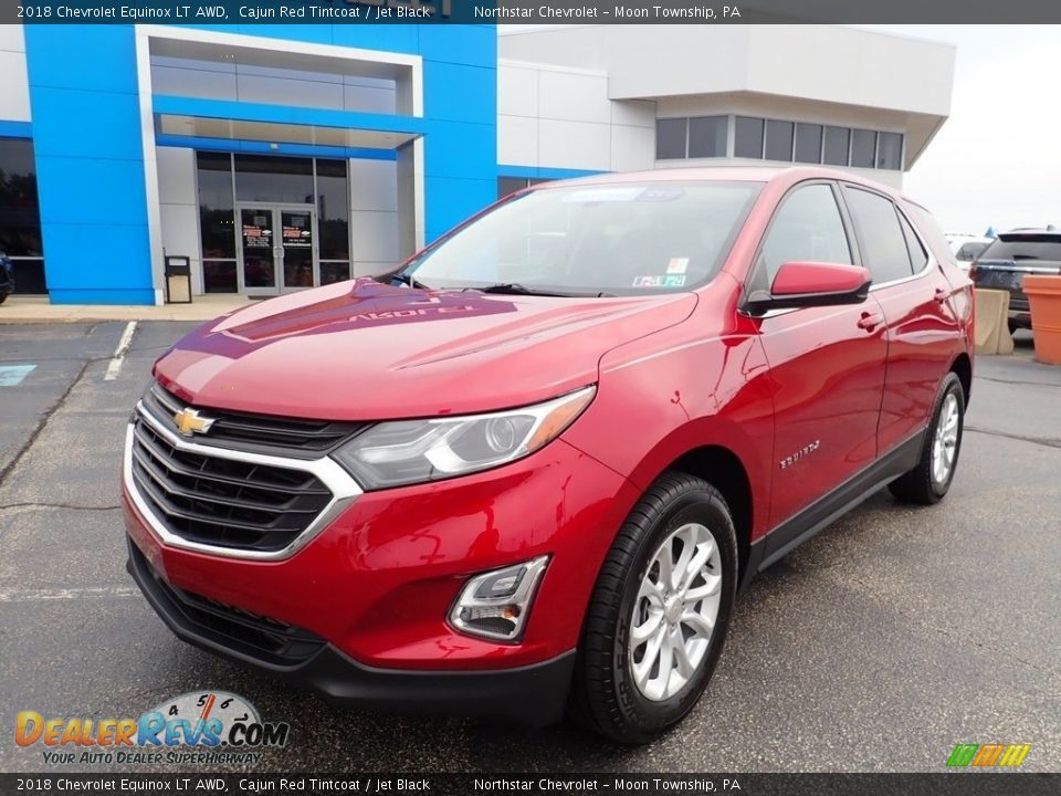 2018 Chevrolet Equinox LT AWD Cajun Red Tintcoat / Jet Black Photo #2
