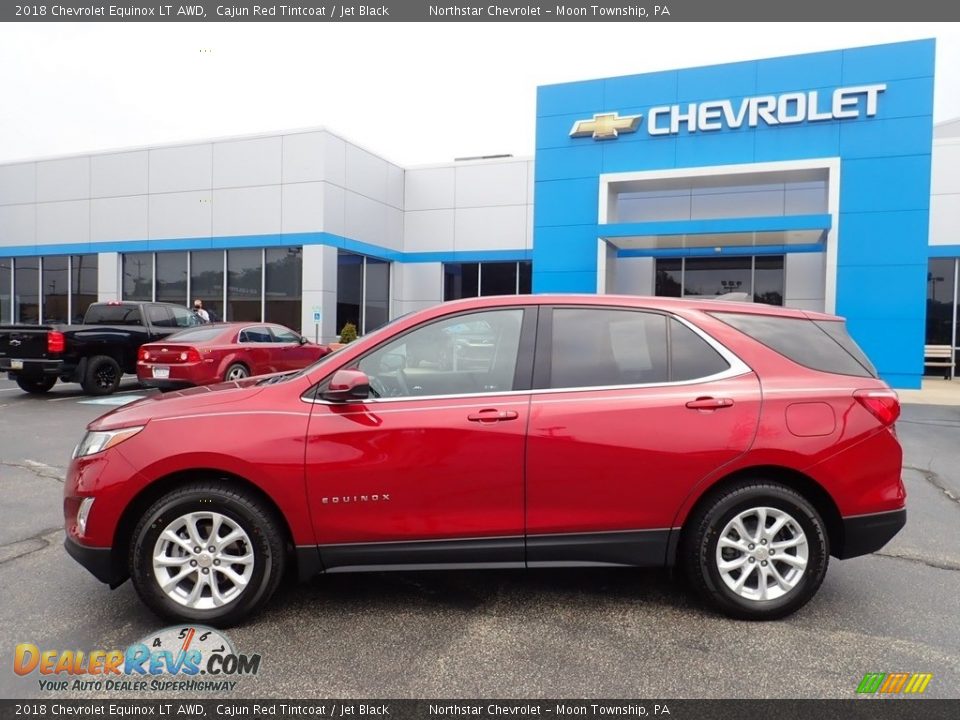 2018 Chevrolet Equinox LT AWD Cajun Red Tintcoat / Jet Black Photo #3