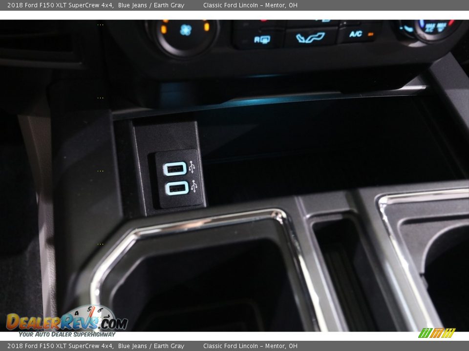 2018 Ford F150 XLT SuperCrew 4x4 Blue Jeans / Earth Gray Photo #15