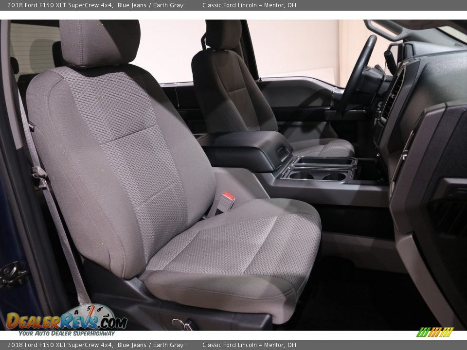 2018 Ford F150 XLT SuperCrew 4x4 Blue Jeans / Earth Gray Photo #16