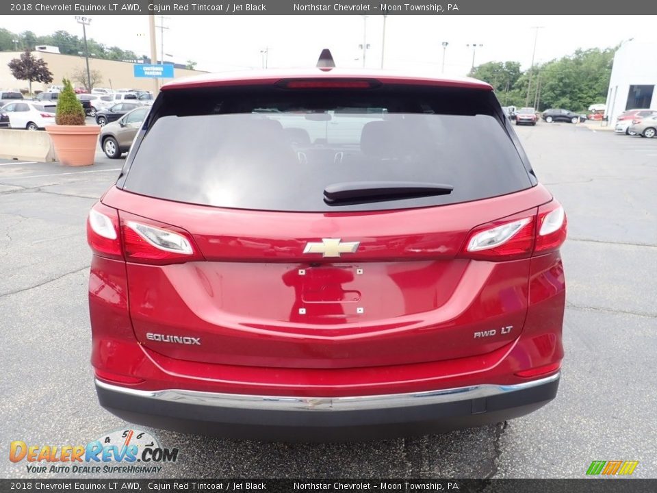 2018 Chevrolet Equinox LT AWD Cajun Red Tintcoat / Jet Black Photo #6