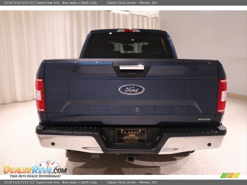 2018 Ford F150 XLT SuperCrew 4x4 Blue Jeans / Earth Gray Photo #19