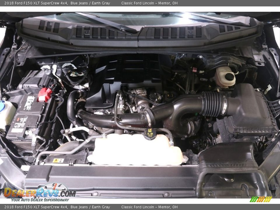 2018 Ford F150 XLT SuperCrew 4x4 Blue Jeans / Earth Gray Photo #20
