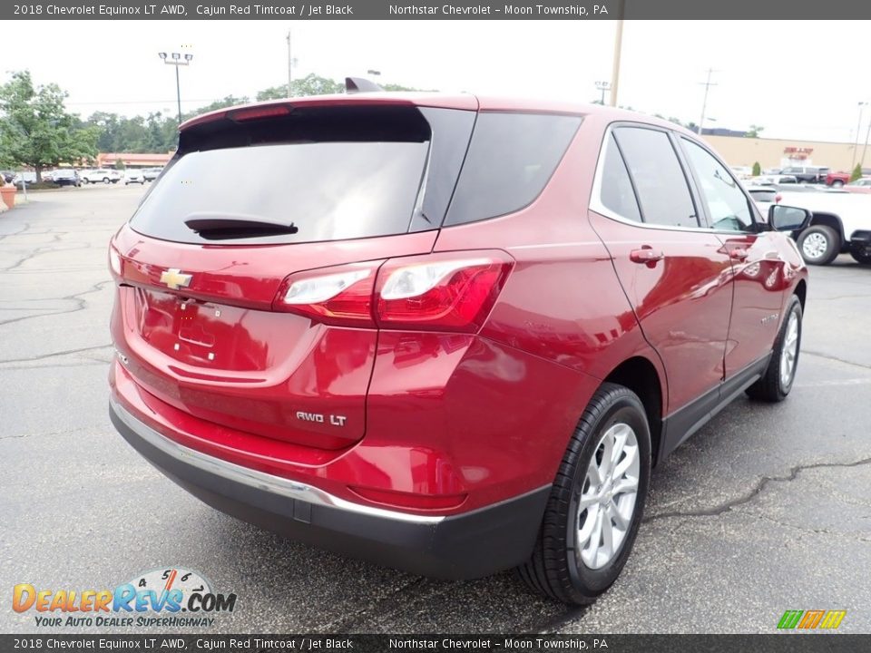 2018 Chevrolet Equinox LT AWD Cajun Red Tintcoat / Jet Black Photo #8