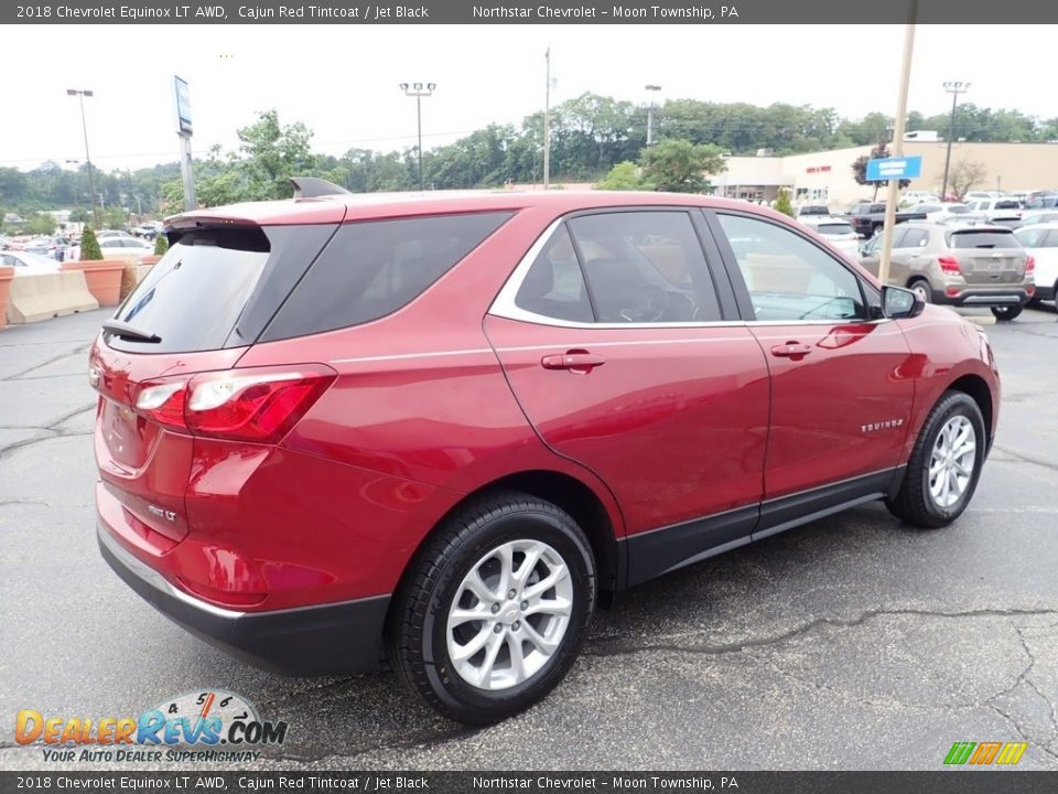 2018 Chevrolet Equinox LT AWD Cajun Red Tintcoat / Jet Black Photo #9