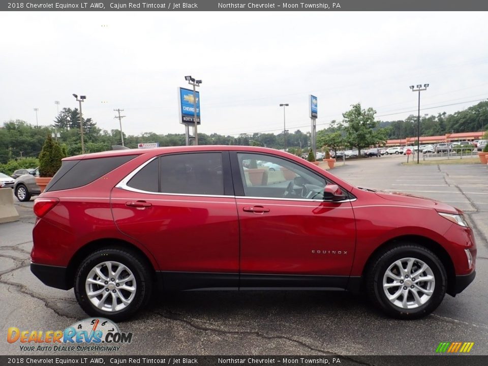 2018 Chevrolet Equinox LT AWD Cajun Red Tintcoat / Jet Black Photo #10