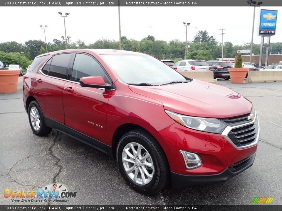2018 Chevrolet Equinox LT AWD Cajun Red Tintcoat / Jet Black Photo #11
