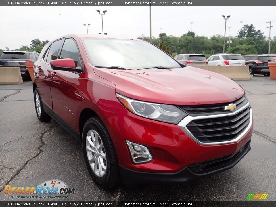 2018 Chevrolet Equinox LT AWD Cajun Red Tintcoat / Jet Black Photo #12