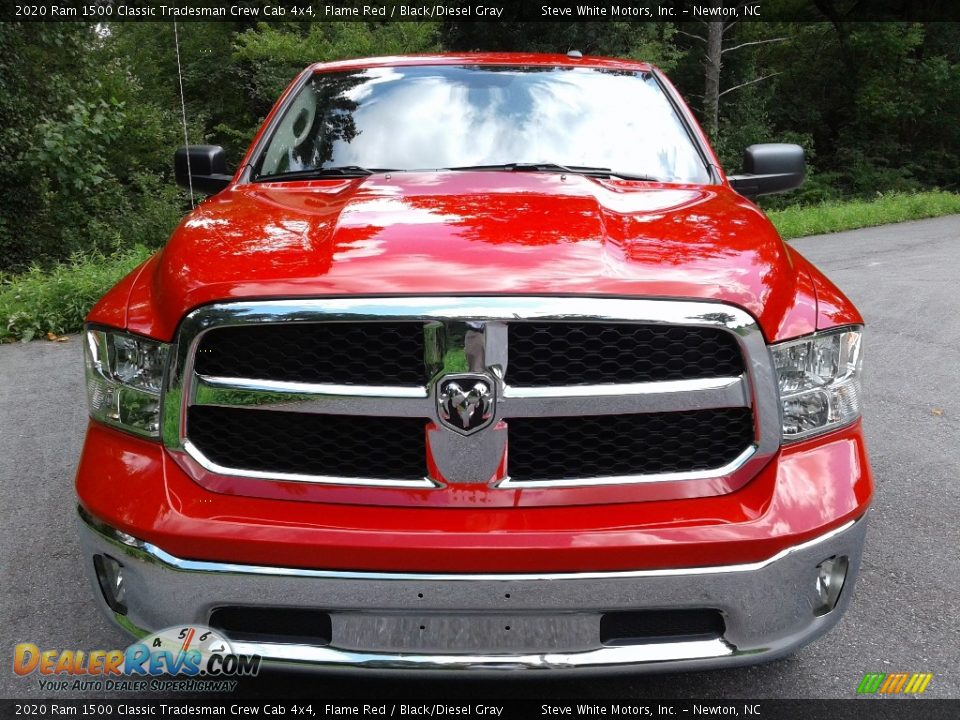 2020 Ram 1500 Classic Tradesman Crew Cab 4x4 Flame Red / Black/Diesel Gray Photo #3