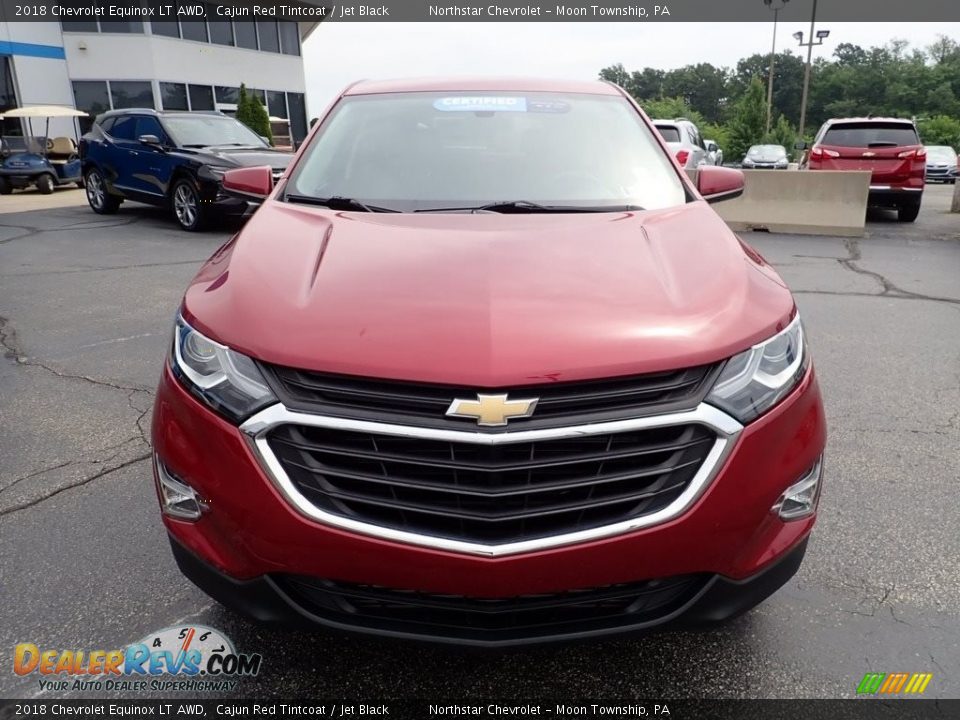 2018 Chevrolet Equinox LT AWD Cajun Red Tintcoat / Jet Black Photo #13