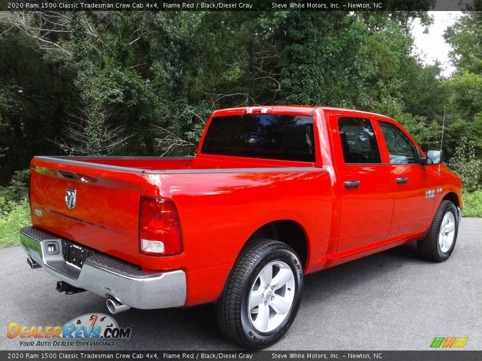 2020 Ram 1500 Classic Tradesman Crew Cab 4x4 Flame Red / Black/Diesel Gray Photo #6