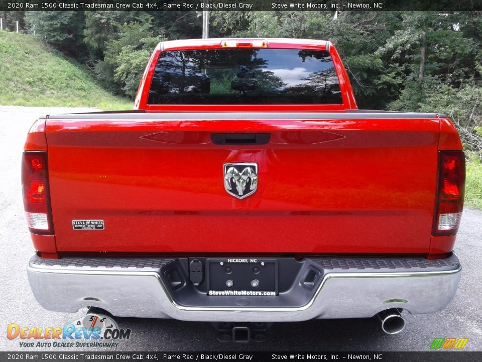2020 Ram 1500 Classic Tradesman Crew Cab 4x4 Flame Red / Black/Diesel Gray Photo #7