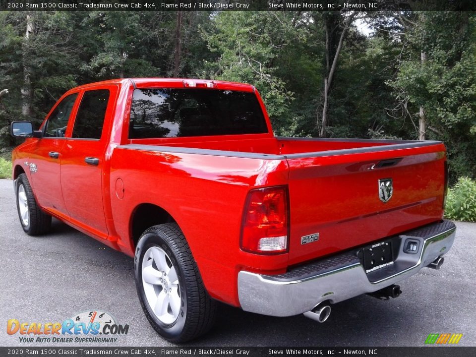 2020 Ram 1500 Classic Tradesman Crew Cab 4x4 Flame Red / Black/Diesel Gray Photo #9
