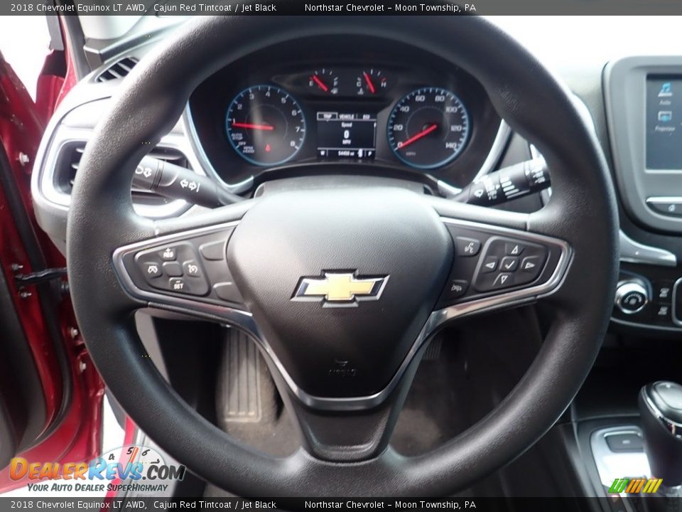 2018 Chevrolet Equinox LT AWD Cajun Red Tintcoat / Jet Black Photo #26