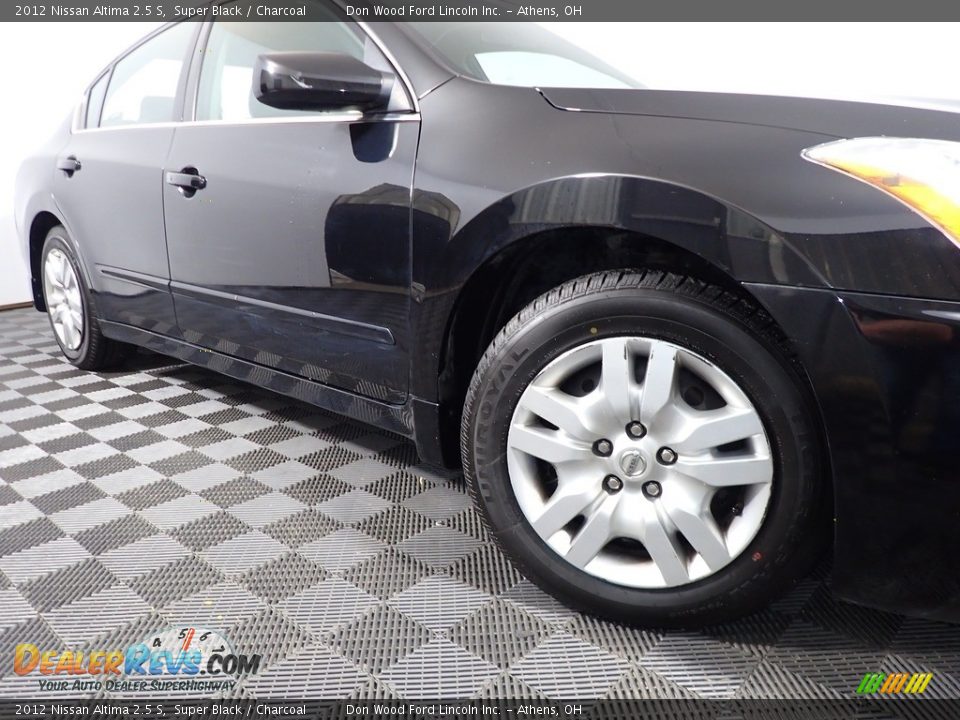 2012 Nissan Altima 2.5 S Super Black / Charcoal Photo #3
