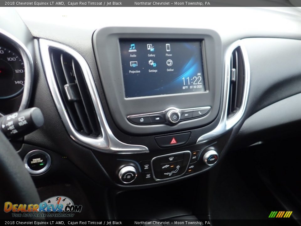2018 Chevrolet Equinox LT AWD Cajun Red Tintcoat / Jet Black Photo #27