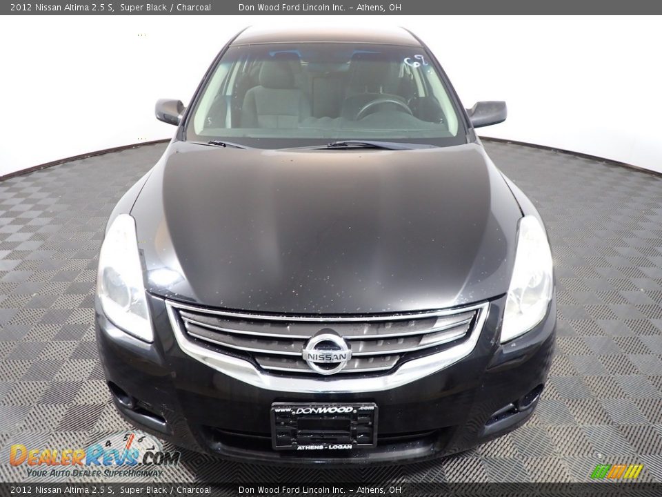2012 Nissan Altima 2.5 S Super Black / Charcoal Photo #4