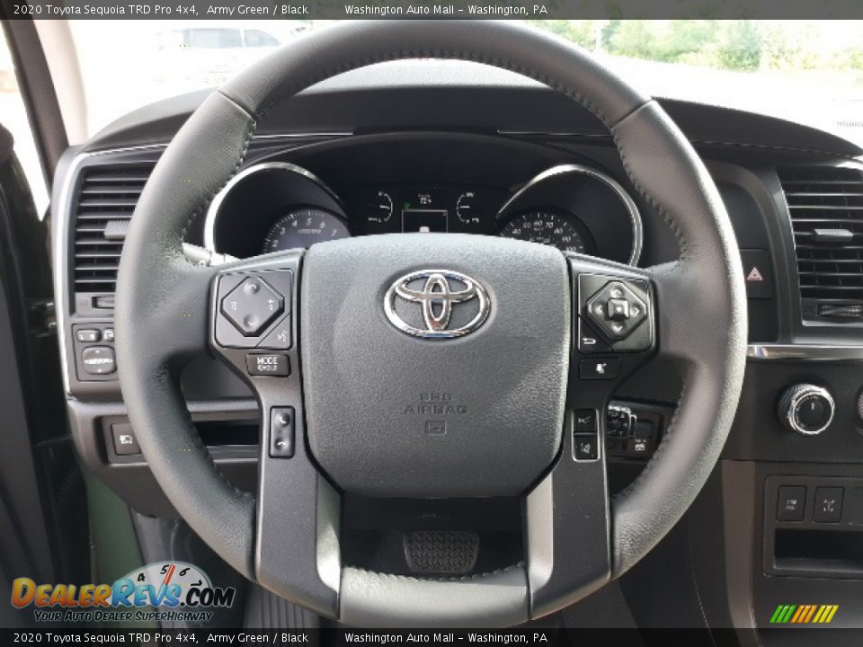 2020 Toyota Sequoia TRD Pro 4x4 Steering Wheel Photo #4
