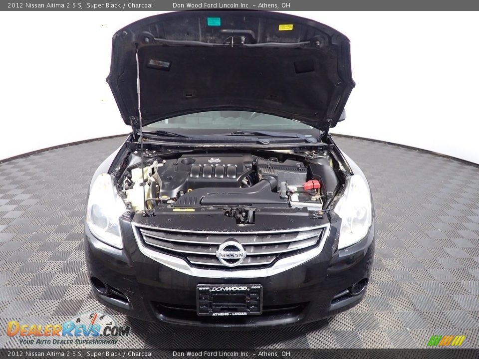 2012 Nissan Altima 2.5 S Super Black / Charcoal Photo #5