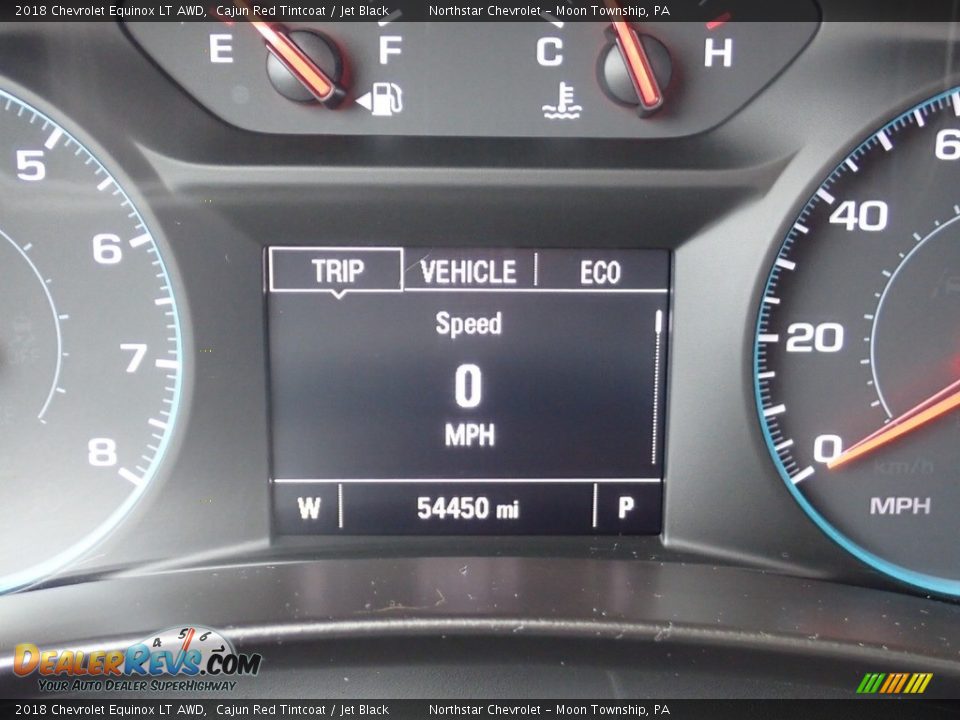2018 Chevrolet Equinox LT AWD Cajun Red Tintcoat / Jet Black Photo #29