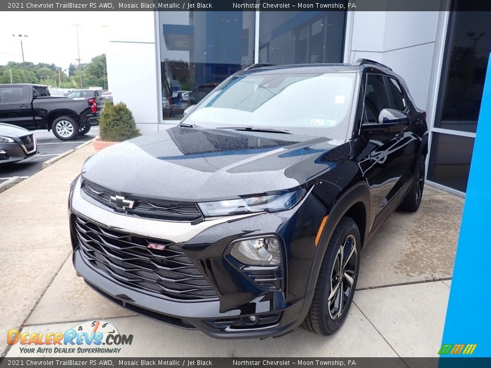 2021 Chevrolet Trailblazer RS AWD Mosaic Black Metallic / Jet Black Photo #1