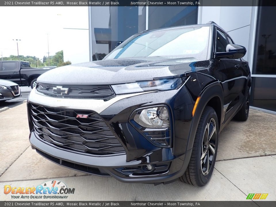 2021 Chevrolet TrailBlazer RS AWD Mosaic Black Metallic / Jet Black Photo #2