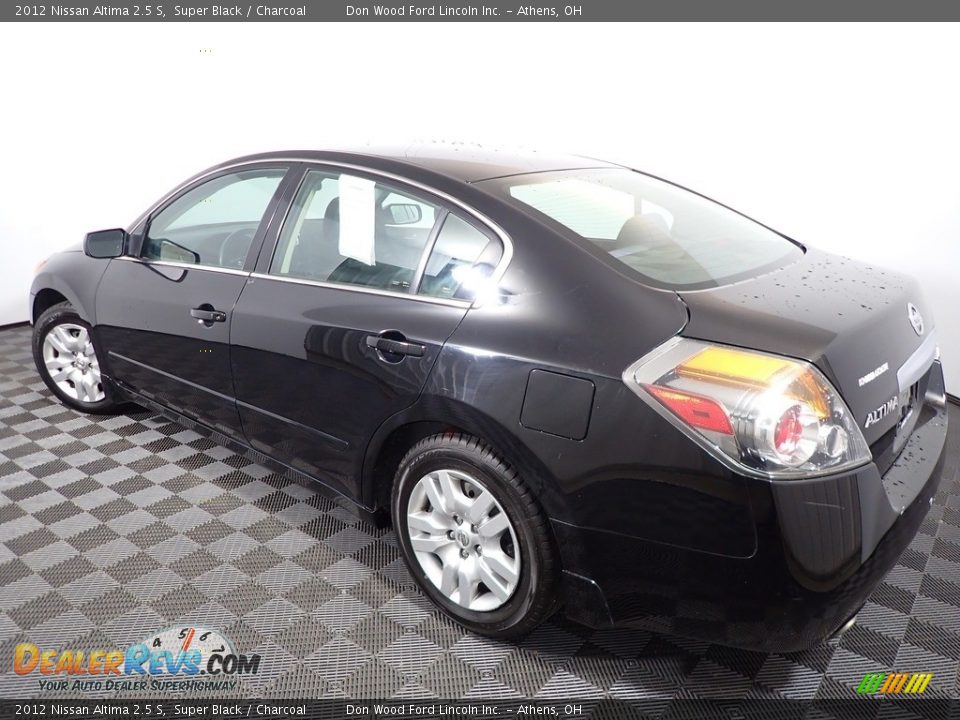 2012 Nissan Altima 2.5 S Super Black / Charcoal Photo #9