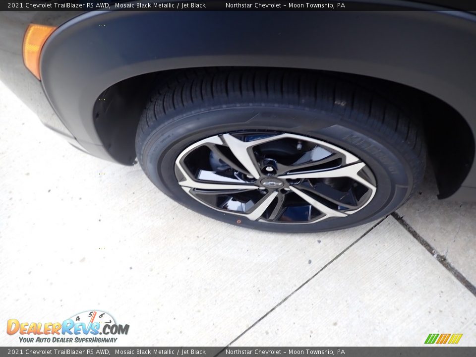2021 Chevrolet TrailBlazer RS AWD Mosaic Black Metallic / Jet Black Photo #3