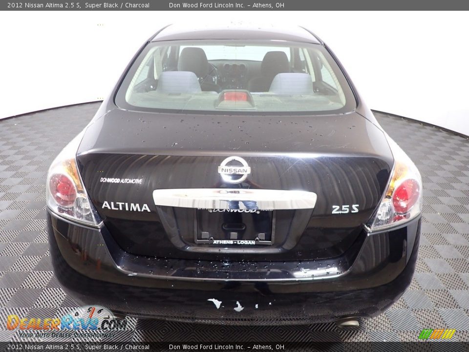 2012 Nissan Altima 2.5 S Super Black / Charcoal Photo #11