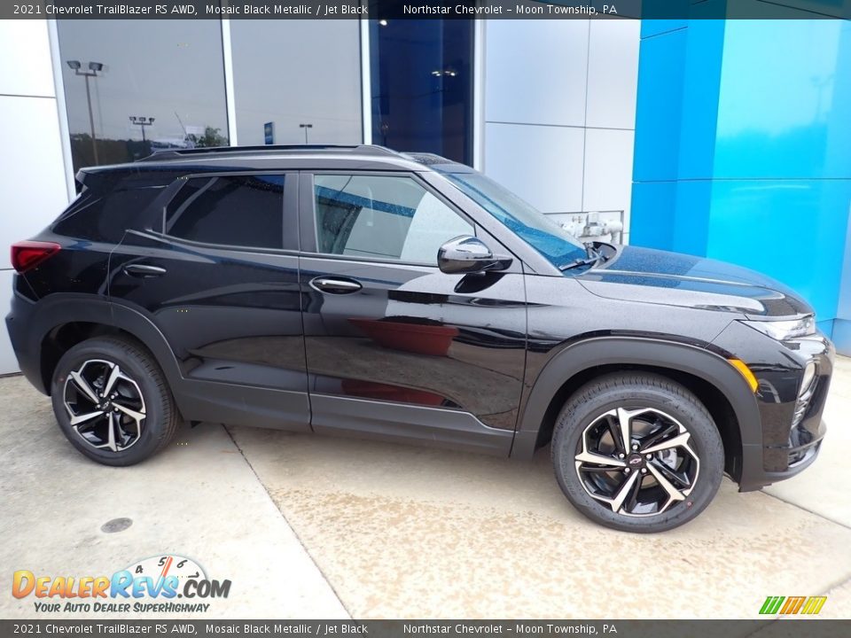 2021 Chevrolet Trailblazer RS AWD Mosaic Black Metallic / Jet Black Photo #5