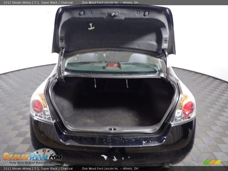 2012 Nissan Altima 2.5 S Super Black / Charcoal Photo #12