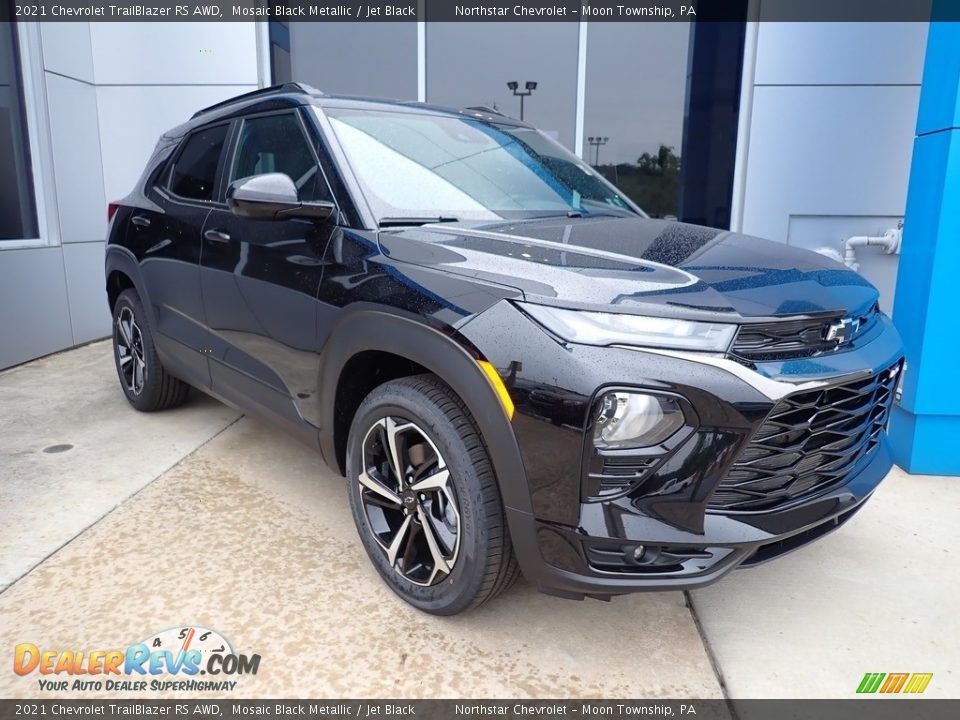 Mosaic Black Metallic 2021 Chevrolet TrailBlazer RS AWD Photo #7