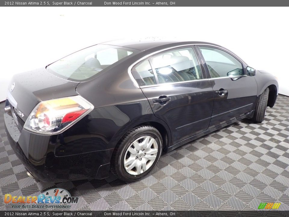 2012 Nissan Altima 2.5 S Super Black / Charcoal Photo #14