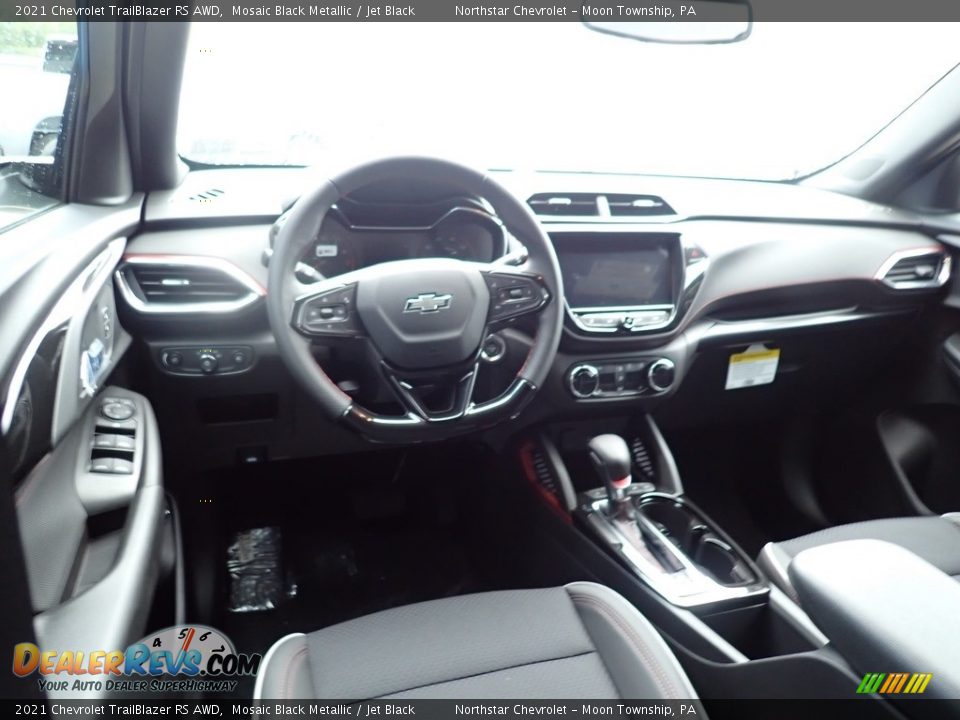 2021 Chevrolet TrailBlazer RS AWD Mosaic Black Metallic / Jet Black Photo #12